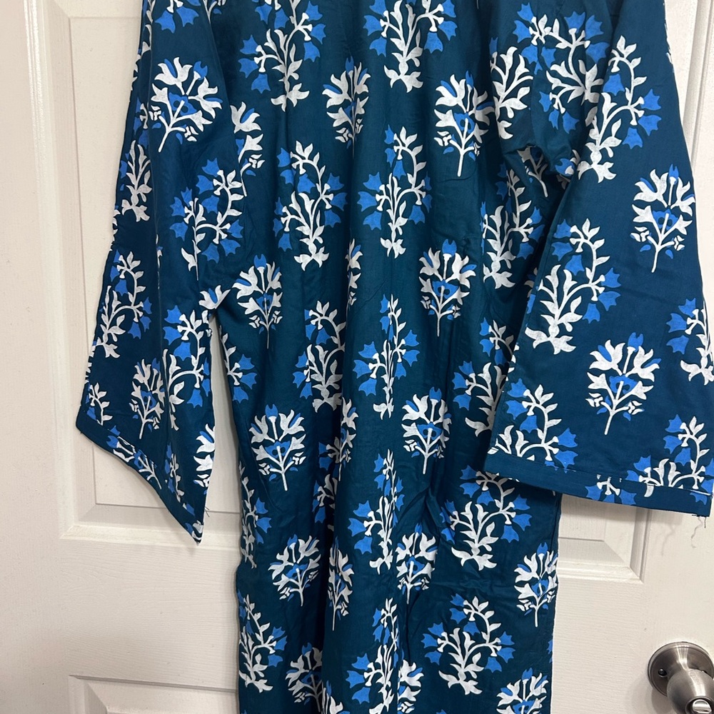 Kids Blue Floral Pajamas